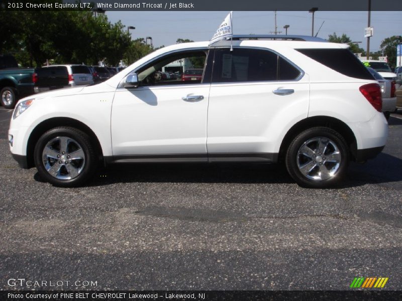 White Diamond Tricoat / Jet Black 2013 Chevrolet Equinox LTZ