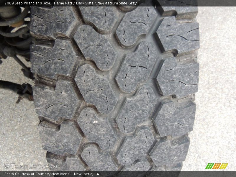 Flame Red / Dark Slate Gray/Medium Slate Gray 2009 Jeep Wrangler X 4x4