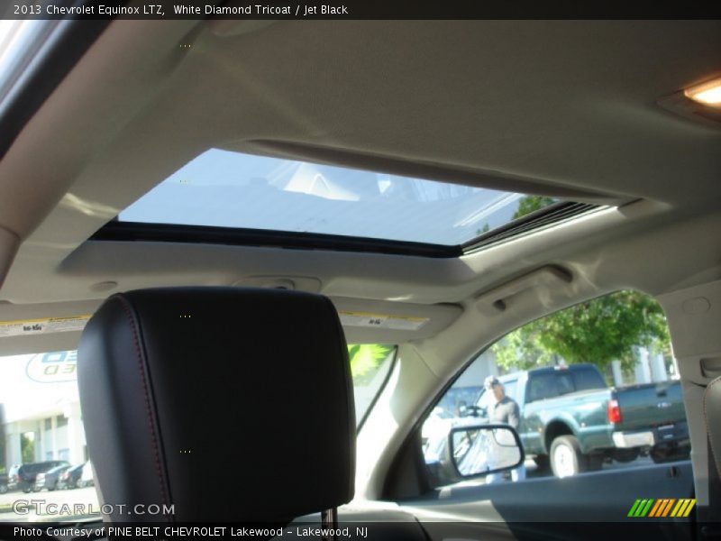White Diamond Tricoat / Jet Black 2013 Chevrolet Equinox LTZ