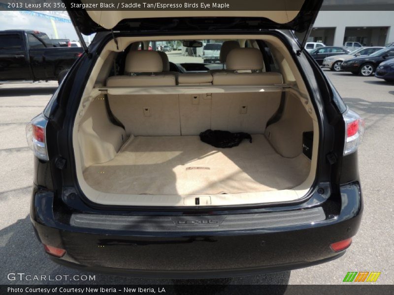 Stargazer Black / Saddle Tan/Espresso Birds Eye Maple 2013 Lexus RX 350