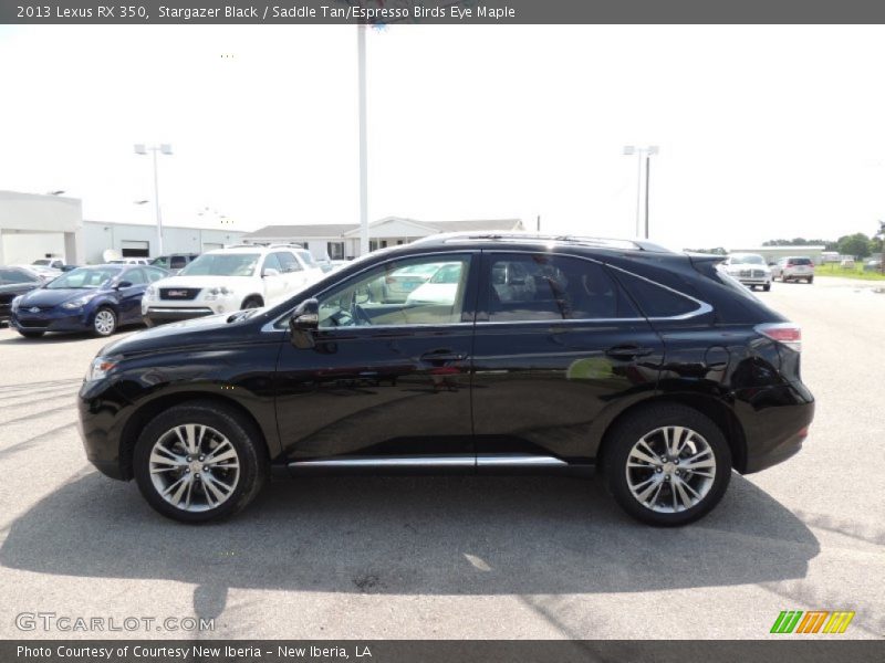Stargazer Black / Saddle Tan/Espresso Birds Eye Maple 2013 Lexus RX 350