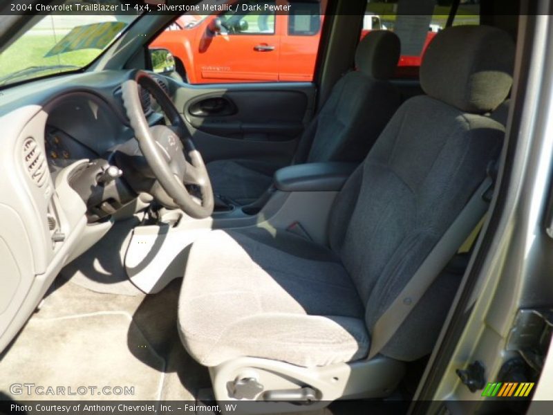 Silverstone Metallic / Dark Pewter 2004 Chevrolet TrailBlazer LT 4x4