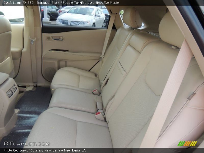 Stargazer Black / Saddle Tan/Espresso Birds Eye Maple 2013 Lexus RX 350