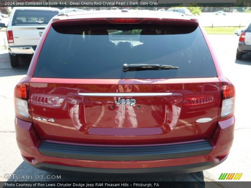 Deep Cherry Red Crystal Pearl / Dark Slate Gray 2014 Jeep Compass Latitude 4x4