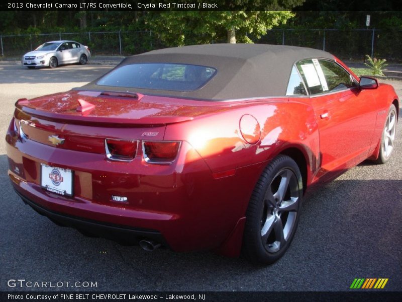 Crystal Red Tintcoat / Black 2013 Chevrolet Camaro LT/RS Convertible