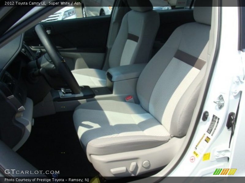 Super White / Ash 2012 Toyota Camry LE
