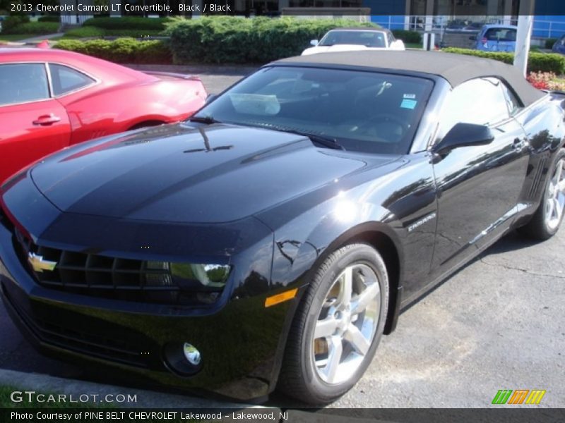 Black / Black 2013 Chevrolet Camaro LT Convertible