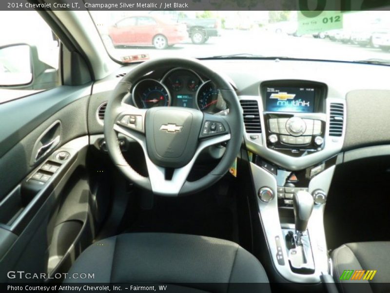 Champagne Silver Metallic / Jet Black 2014 Chevrolet Cruze LT