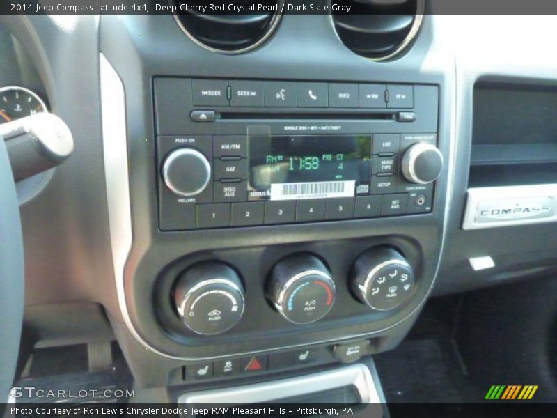 Deep Cherry Red Crystal Pearl / Dark Slate Gray 2014 Jeep Compass Latitude 4x4