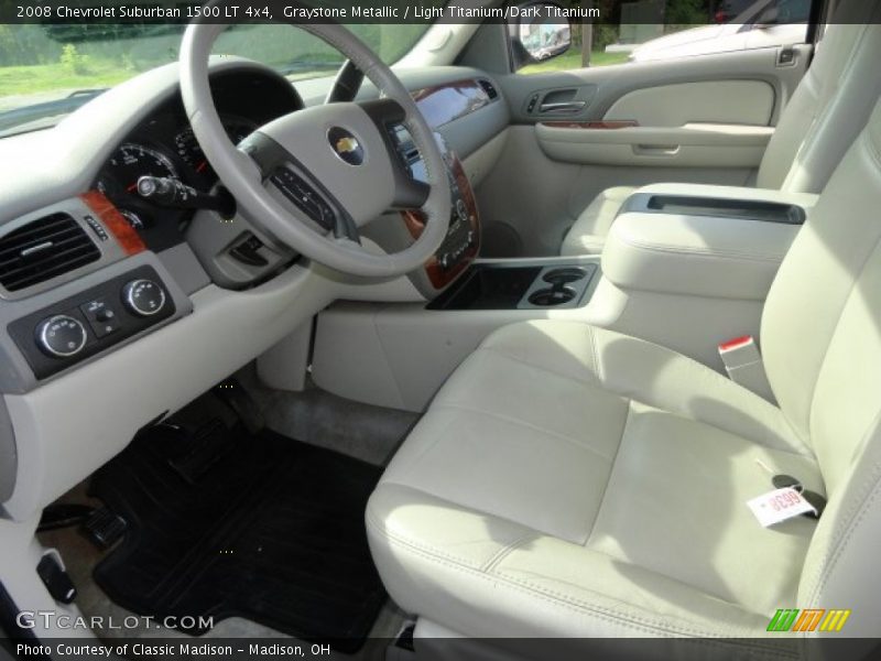 Graystone Metallic / Light Titanium/Dark Titanium 2008 Chevrolet Suburban 1500 LT 4x4
