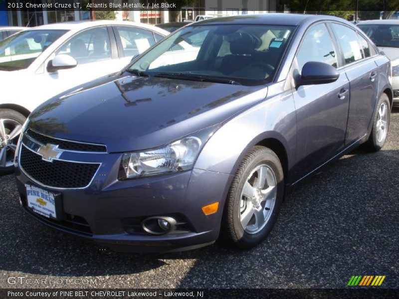 Atlantis Blue Metallic / Jet Black 2013 Chevrolet Cruze LT