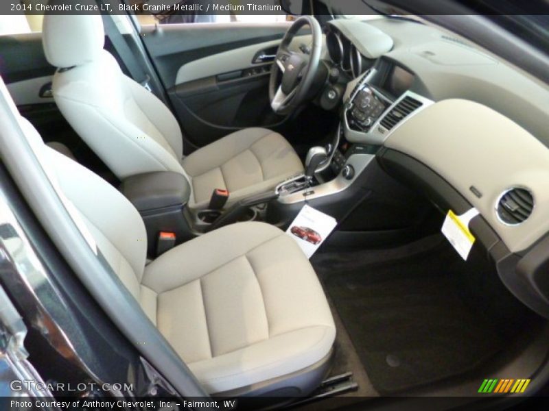 Black Granite Metallic / Medium Titanium 2014 Chevrolet Cruze LT