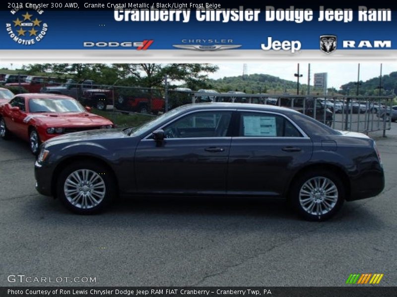 Granite Crystal Metallic / Black/Light Frost Beige 2013 Chrysler 300 AWD