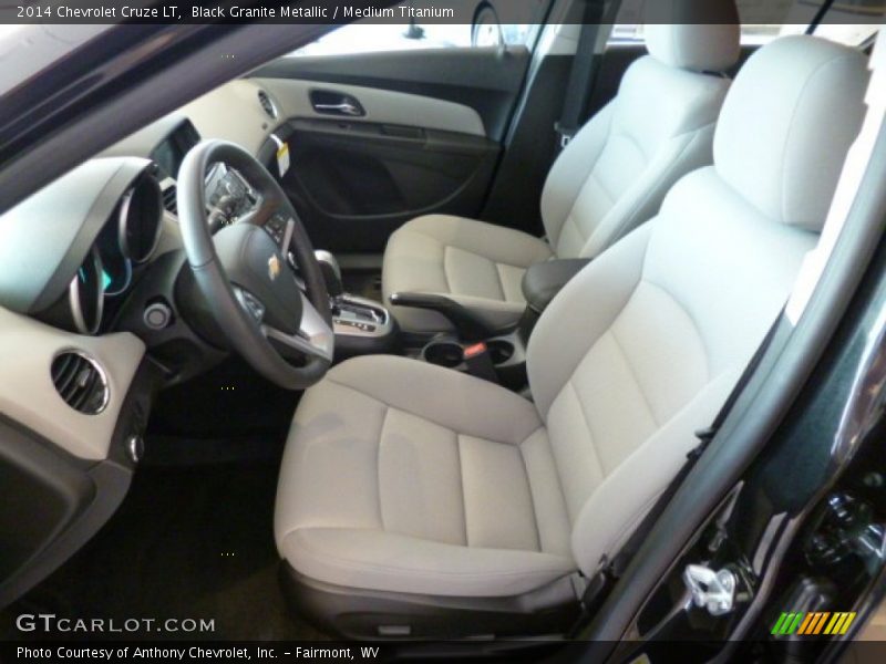 Black Granite Metallic / Medium Titanium 2014 Chevrolet Cruze LT
