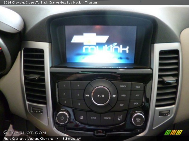 Black Granite Metallic / Medium Titanium 2014 Chevrolet Cruze LT