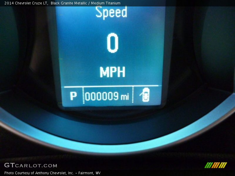 Black Granite Metallic / Medium Titanium 2014 Chevrolet Cruze LT