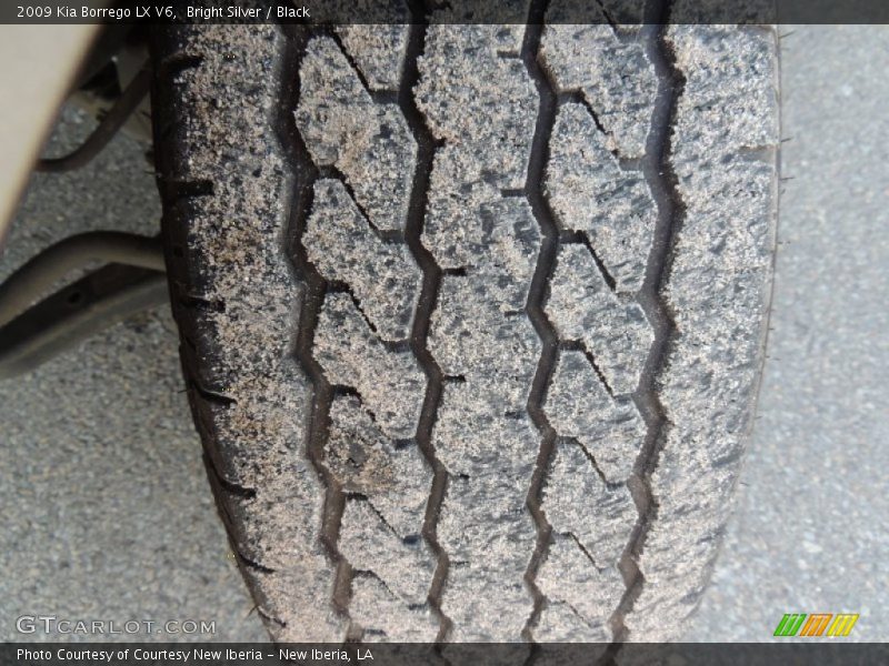 Bright Silver / Black 2009 Kia Borrego LX V6