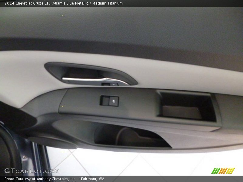 Atlantis Blue Metallic / Medium Titanium 2014 Chevrolet Cruze LT