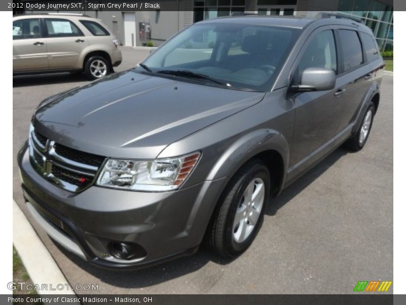 Storm Grey Pearl / Black 2012 Dodge Journey SXT