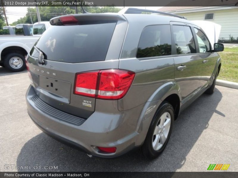 Storm Grey Pearl / Black 2012 Dodge Journey SXT