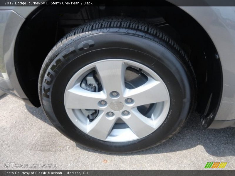 Storm Grey Pearl / Black 2012 Dodge Journey SXT