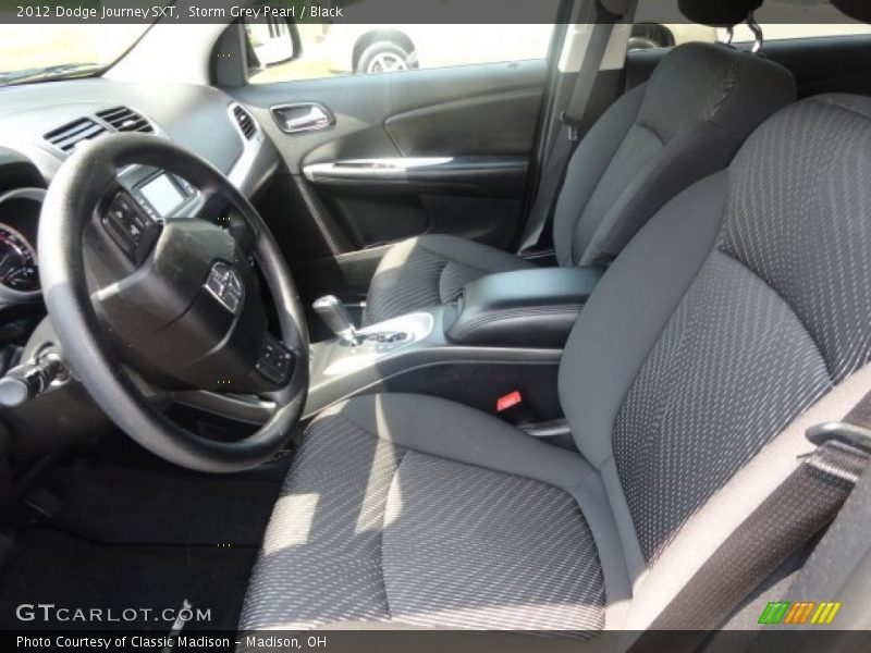 Storm Grey Pearl / Black 2012 Dodge Journey SXT