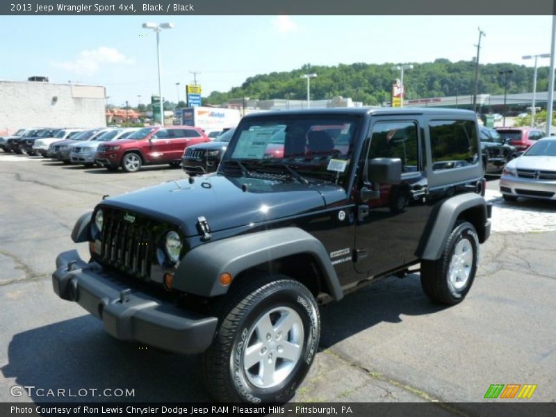 Black / Black 2013 Jeep Wrangler Sport 4x4