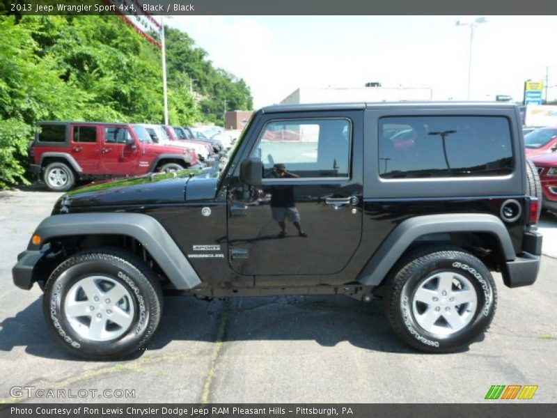Black / Black 2013 Jeep Wrangler Sport 4x4