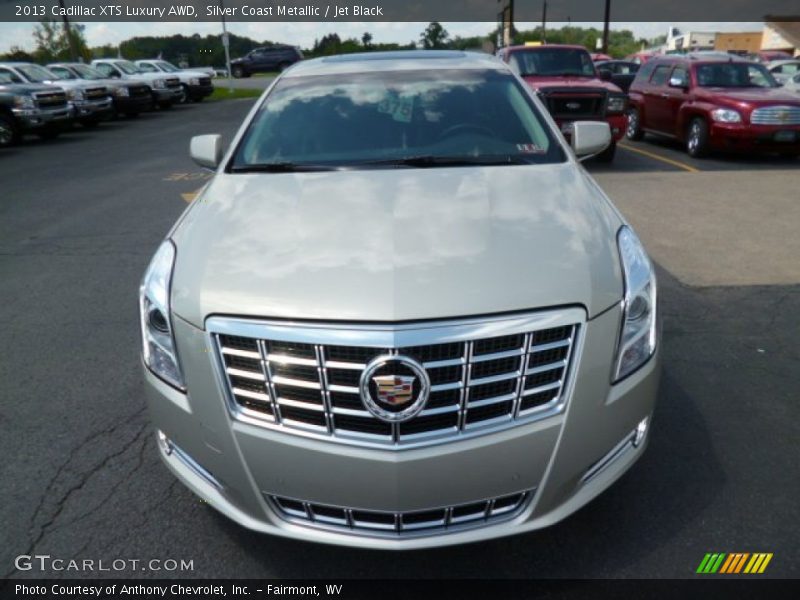 Silver Coast Metallic / Jet Black 2013 Cadillac XTS Luxury AWD
