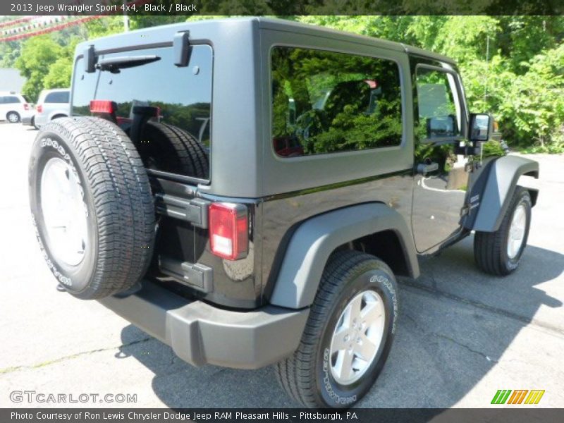 Black / Black 2013 Jeep Wrangler Sport 4x4