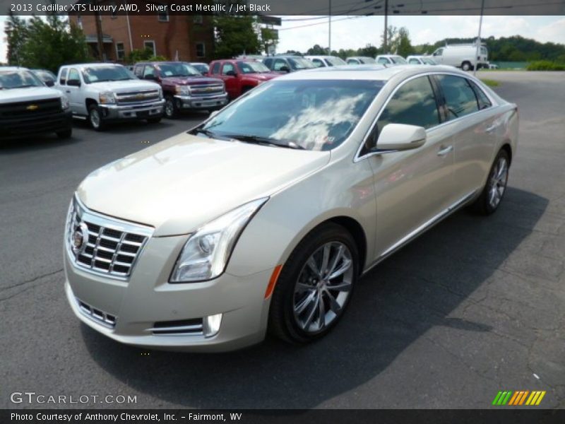 Silver Coast Metallic / Jet Black 2013 Cadillac XTS Luxury AWD