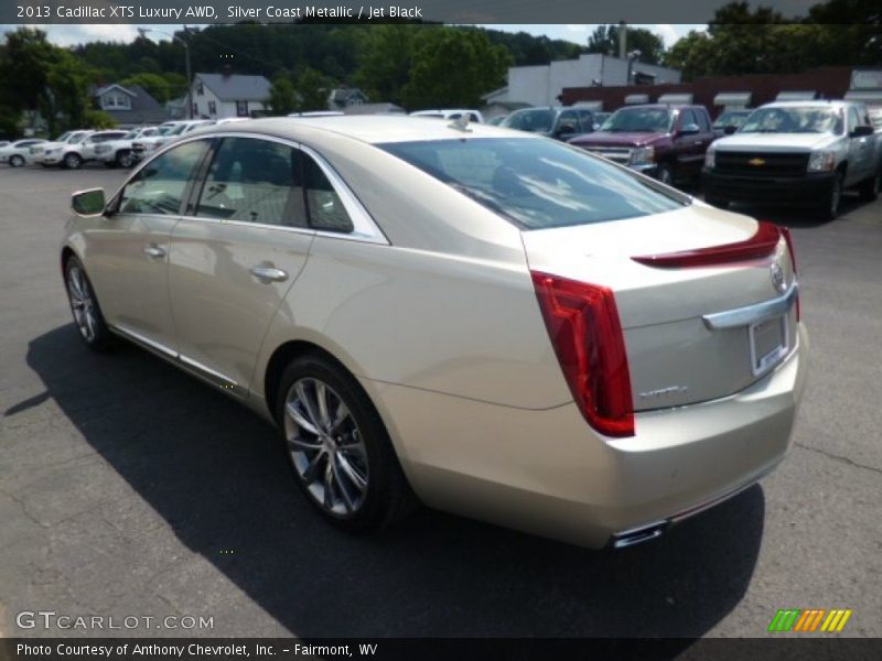 Silver Coast Metallic / Jet Black 2013 Cadillac XTS Luxury AWD