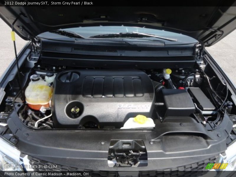 Storm Grey Pearl / Black 2012 Dodge Journey SXT