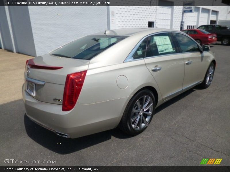 Silver Coast Metallic / Jet Black 2013 Cadillac XTS Luxury AWD