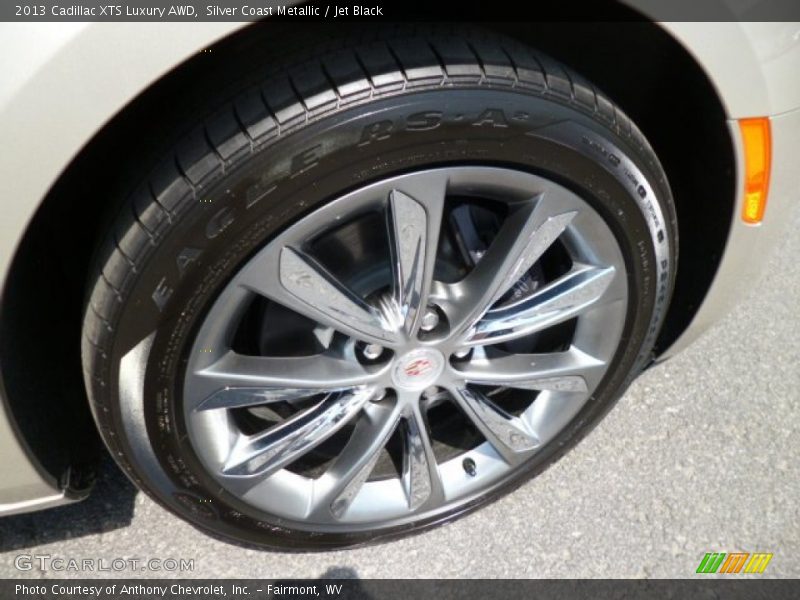 Silver Coast Metallic / Jet Black 2013 Cadillac XTS Luxury AWD