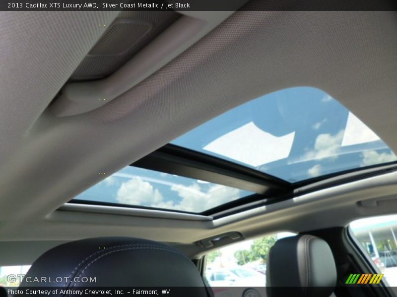 Silver Coast Metallic / Jet Black 2013 Cadillac XTS Luxury AWD