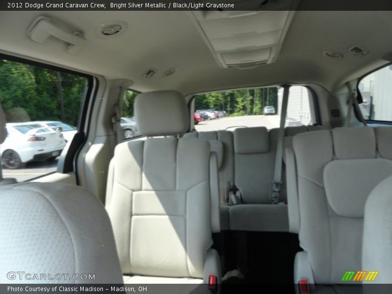 Bright Silver Metallic / Black/Light Graystone 2012 Dodge Grand Caravan Crew