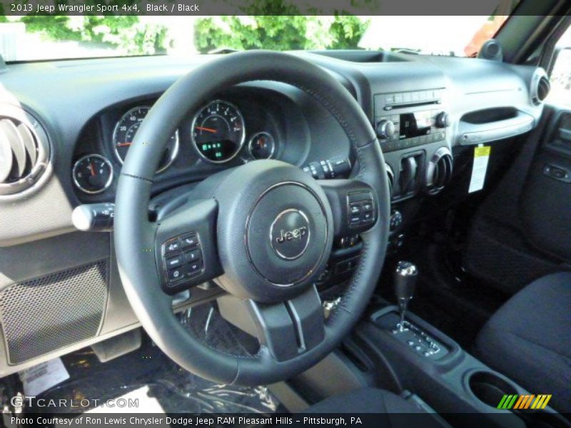 Black / Black 2013 Jeep Wrangler Sport 4x4