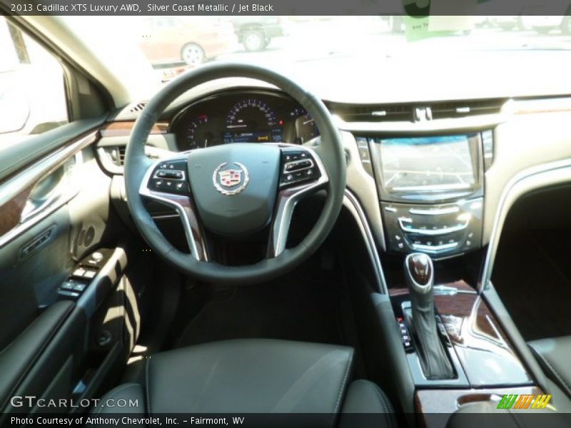 Silver Coast Metallic / Jet Black 2013 Cadillac XTS Luxury AWD