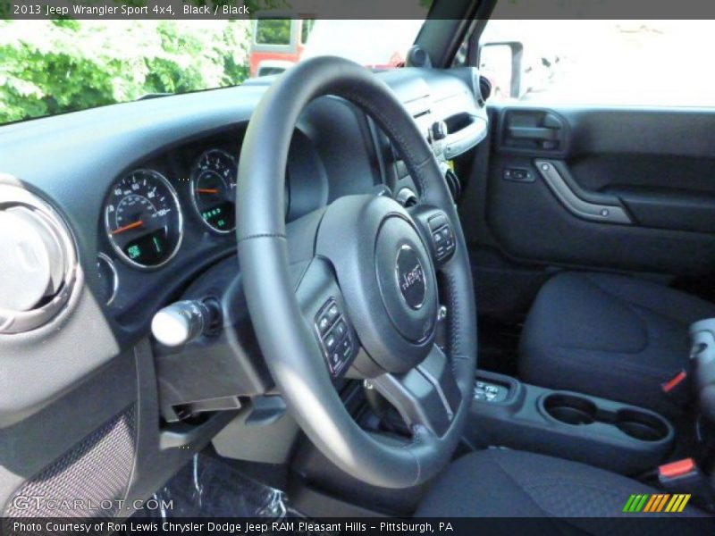 Black / Black 2013 Jeep Wrangler Sport 4x4