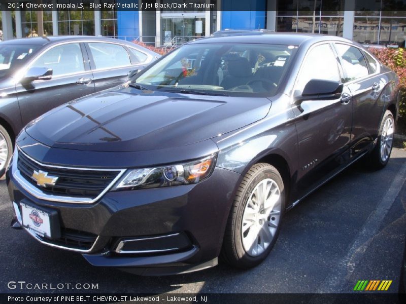 Blue Ray Metallic / Jet Black/Dark Titanium 2014 Chevrolet Impala LS