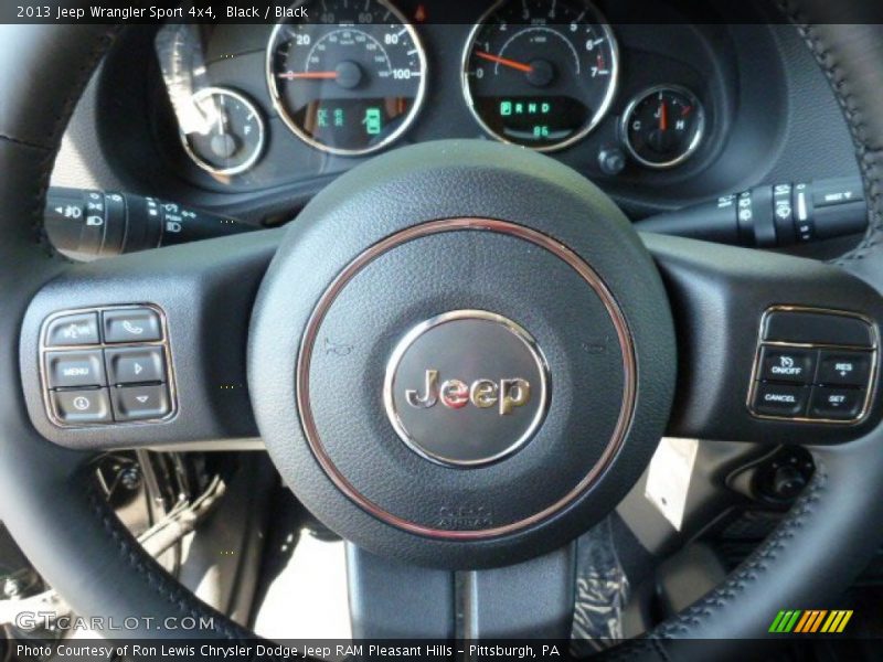 Black / Black 2013 Jeep Wrangler Sport 4x4