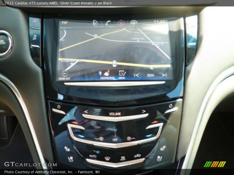 Silver Coast Metallic / Jet Black 2013 Cadillac XTS Luxury AWD