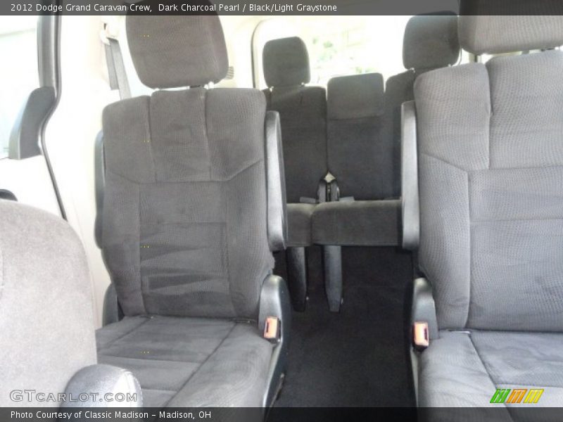Dark Charcoal Pearl / Black/Light Graystone 2012 Dodge Grand Caravan Crew