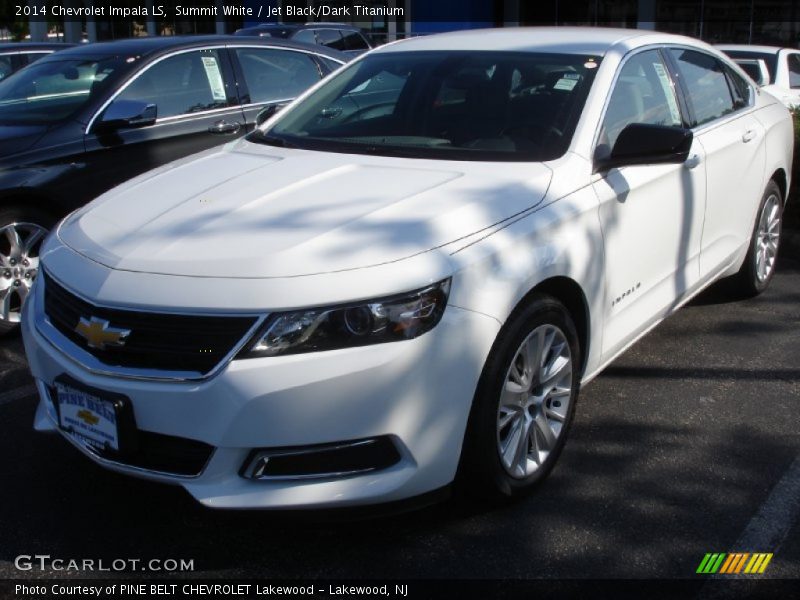 Summit White / Jet Black/Dark Titanium 2014 Chevrolet Impala LS