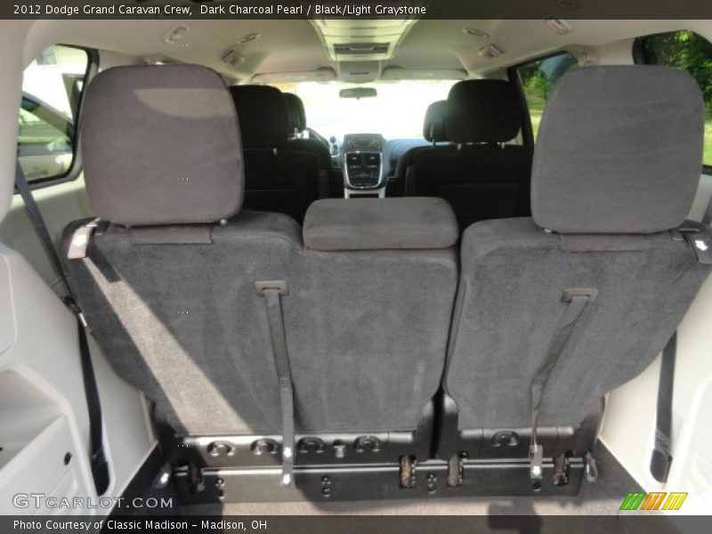 Dark Charcoal Pearl / Black/Light Graystone 2012 Dodge Grand Caravan Crew