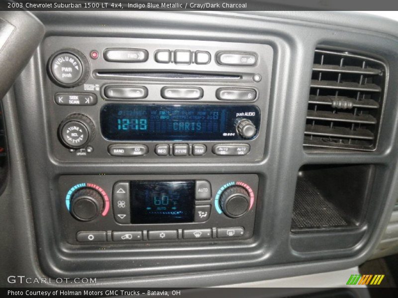 Indigo Blue Metallic / Gray/Dark Charcoal 2003 Chevrolet Suburban 1500 LT 4x4