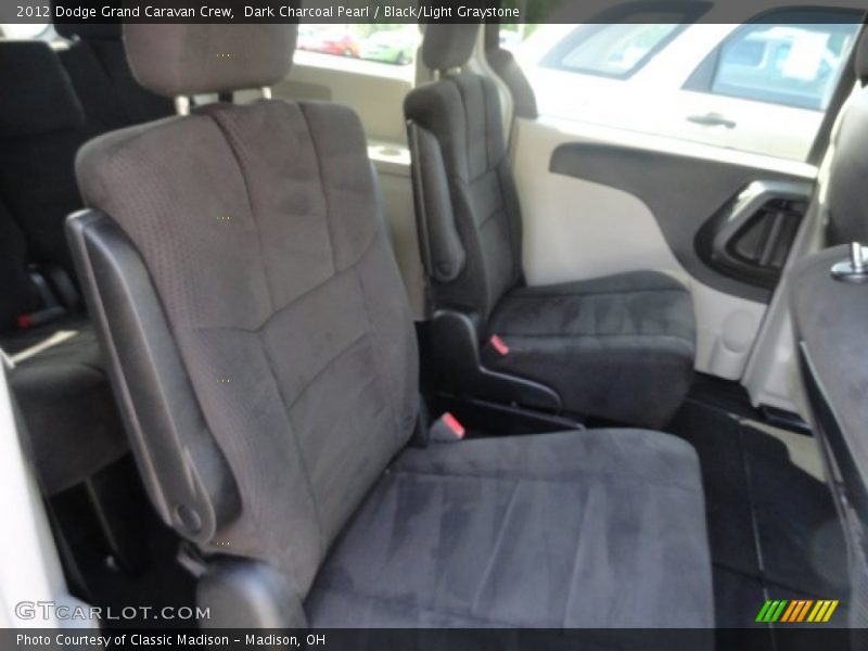 Dark Charcoal Pearl / Black/Light Graystone 2012 Dodge Grand Caravan Crew