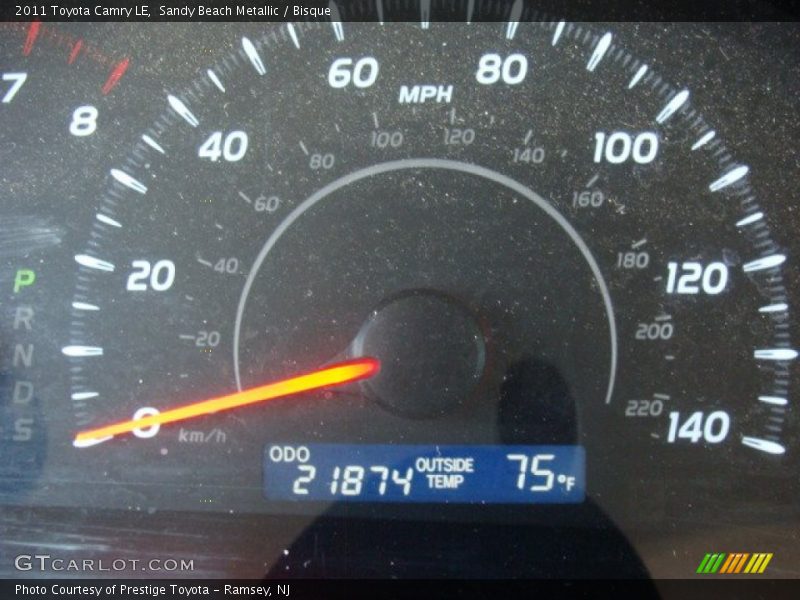 Sandy Beach Metallic / Bisque 2011 Toyota Camry LE