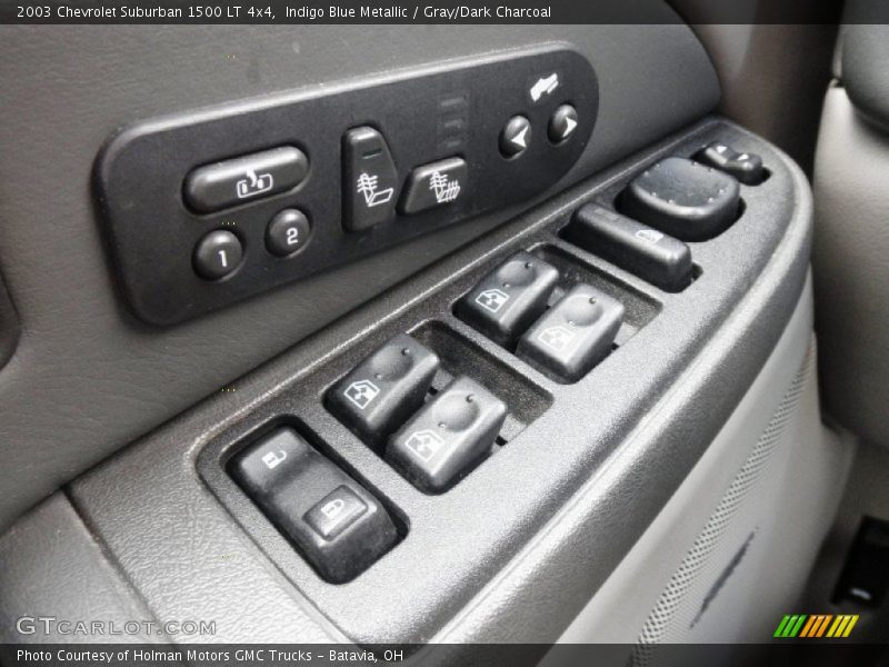 Indigo Blue Metallic / Gray/Dark Charcoal 2003 Chevrolet Suburban 1500 LT 4x4